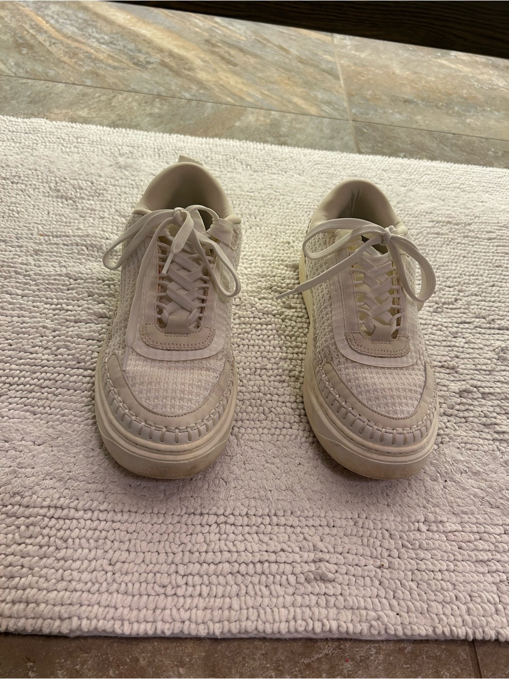 Steve Madden Cream/White Women's Sneakers